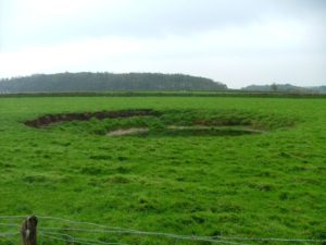 de oude berg op Texel